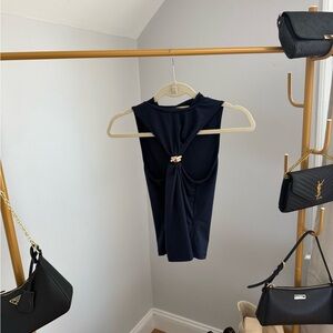 Elegant Black Sleeveless Top